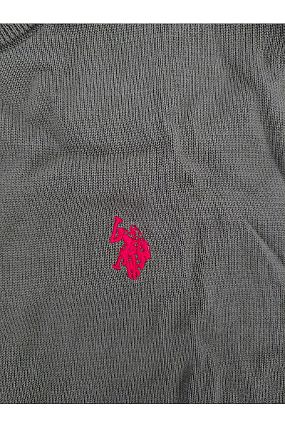 U.S.POLO ASSN. Dámský khaki bavlněný pulovr basic Vel. M | U.S.POLO ASSN. | obrázek 3