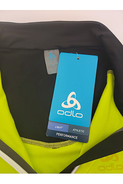 ODLO Pánská sportovní funkční mikina se zipem u krku zelená Velikost XL | ODLO | obrázek 5