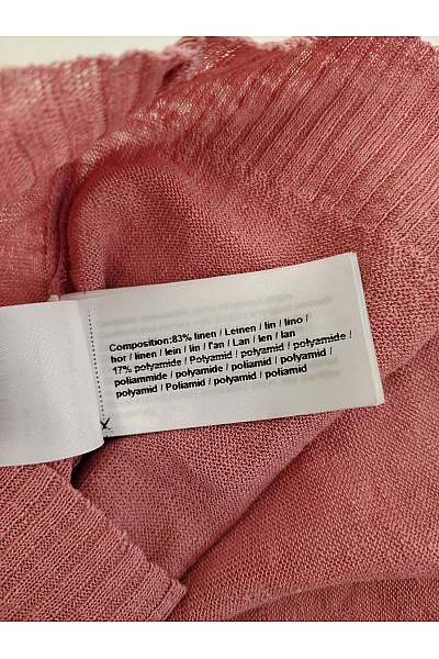 IVKO Dámské lněné polo tričko s krátkým rukávem Velikost EU 36 | IVKO | obrázek 6