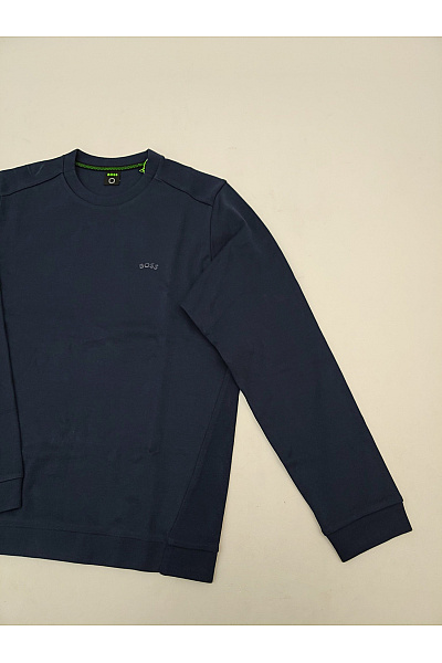 Hugo Boss Pánská bavlněná mikina crewneck jednobarevná Vel. L | Hugo Boss | obrázek 3