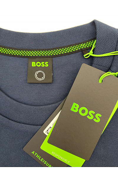 Hugo Boss Pánská bavlněná mikina crewneck jednobarevná Vel. L | Hugo Boss | obrázek 5