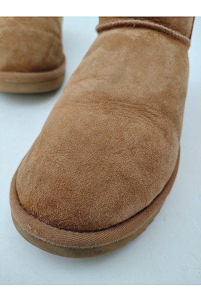 UGG Hnědé kotníkové válenky s kožíškem Velikost 39 | UGG | obrázek 7