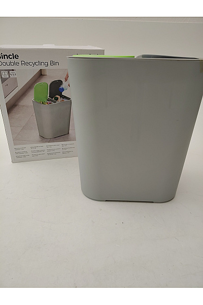 Šedý dvojitý odpadkový koš na tříděný odpad | Unimoda | obrázek 2