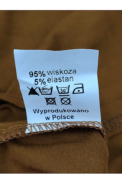 Makadamia Dámské hnědé basic tričko s dlouhým rukávem a rolákem Velikost EU 40/42 | Makadamia | obrázek 4