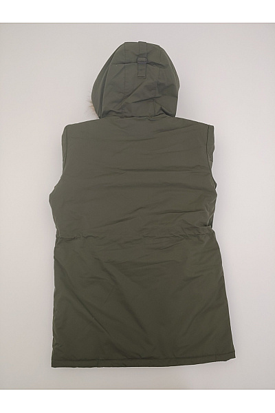 JACK & JONES Pánská zimní parka s kapucí a kožíškem khaki Vel. L | JACK & JONES | obrázek 9
