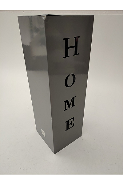 Šedý dekorativní stojan s nápisem HOME | Unimoda | obrázek 4