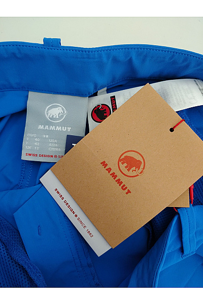 MAMMUT Modré sportovní outdoorové turistické kalhoty s kapsami Velikost EU 38 | MAMMUT | obrázek 6