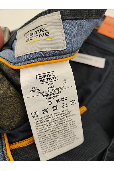 Camel active Pánské bavlněné chino kalhoty černé Velikost DE 40/32 | camel active | obrázek 6