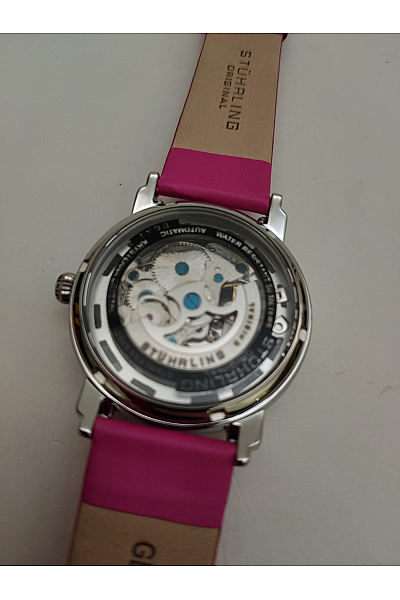Stuhrling Dámské luxusní hodinky s růžovým řemínkem | stuhrling | obrázek 9