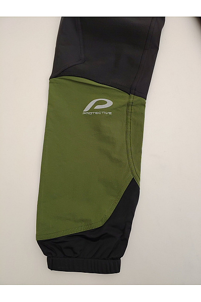 Protective Pánské khaki outdoorové sportovní kalhoty s kapsami Velikost S | protective | obrázek 10