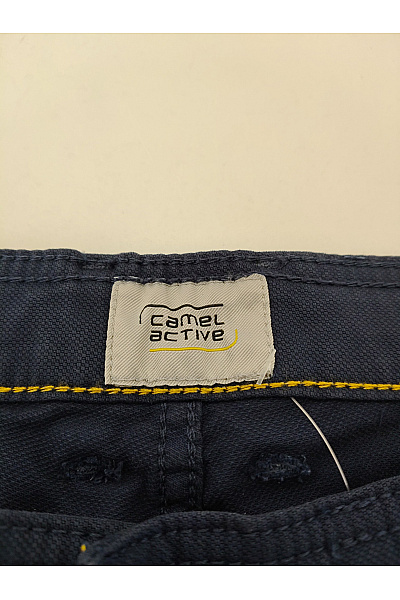 Camel active Pánské modré bavlněné chinos kalhoty rovné Velikost US W:38 L:34 | camel active | obrázek 5