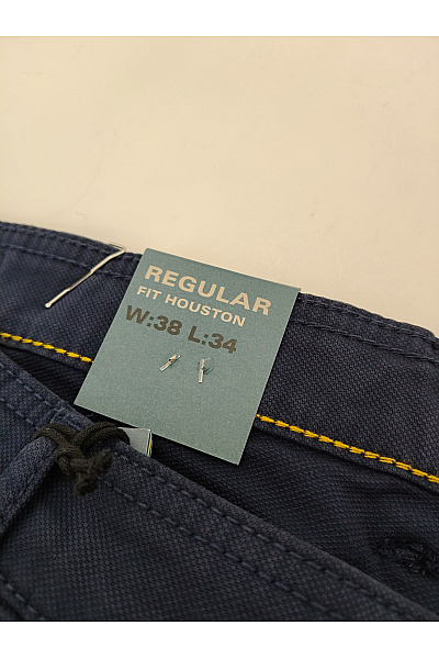 Camel active Pánské modré bavlněné chinos kalhoty rovné Velikost US W:38 L:34 | camel active | obrázek 6