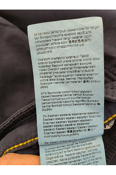 Camel active Pánské modré bavlněné chinos kalhoty rovné Velikost US W:38 L:34 | camel active | obrázek 7