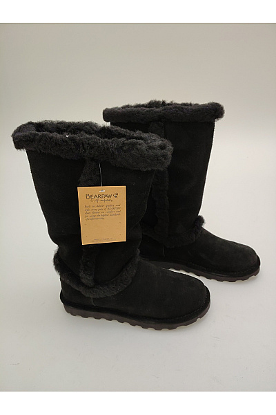 Bearpaw Dámské černé válenky s kožíškem zimní zateplené Velikost US 8 | Bearpaw | obrázek 2