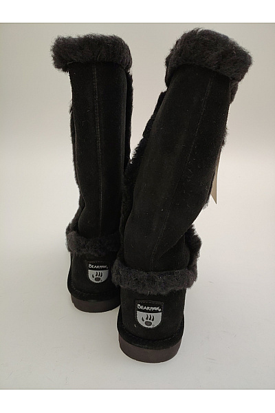 Bearpaw Dámské černé válenky s kožíškem zimní zateplené Velikost US 8 | Bearpaw | obrázek 4
