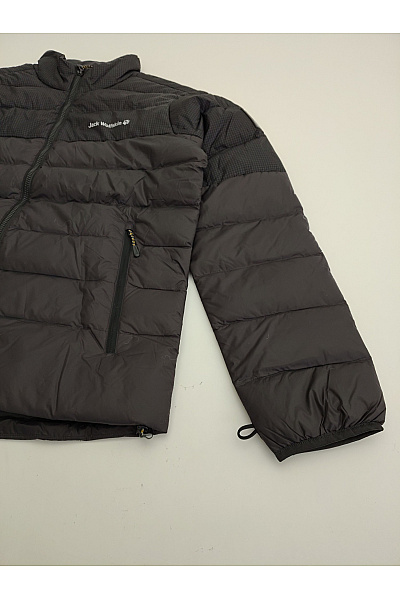 Jack Wolfskin Černá pánská prošívaná zateplená bunda se zipem | Jack Wolfskin | obrázek 4