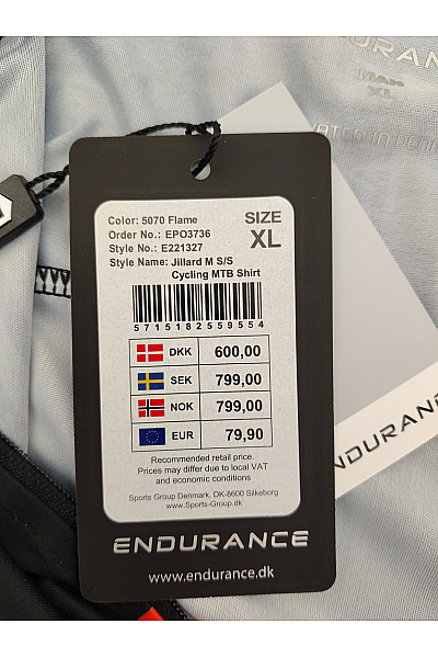 ENDURANCE Pánský sportovní cyklistický dres na kolo se zipem Vel. XL | ENDURANCE | obrázek 9
