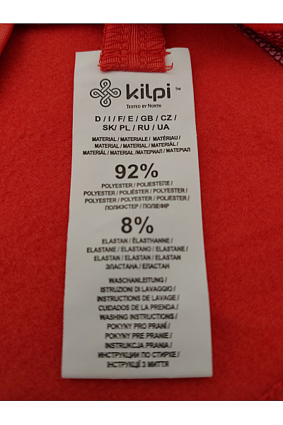 Kilpi Dámské červené funkční triko se zipem outdoor Vel. EU 36 | kilpi | obrázek 7