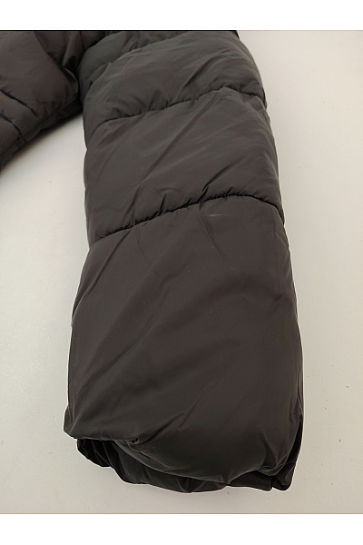 ONLY Černá dlouhá prošívaná zimní bunda s kapucí Vel. M | ONLY | obrázek 3