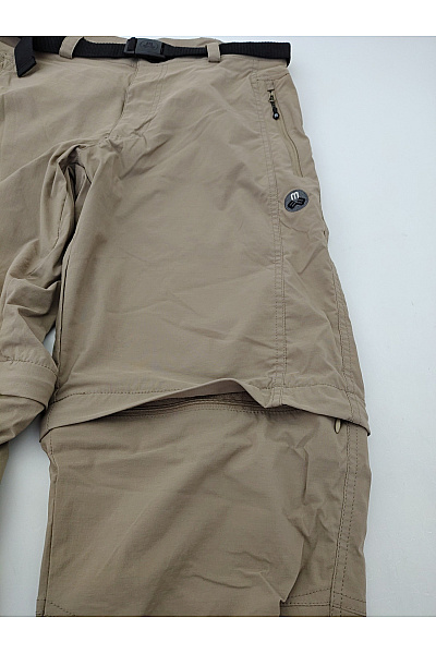 Pánské khaki turistické kalhoty s odepínacími nohavicemi | Unimoda | obrázek 4