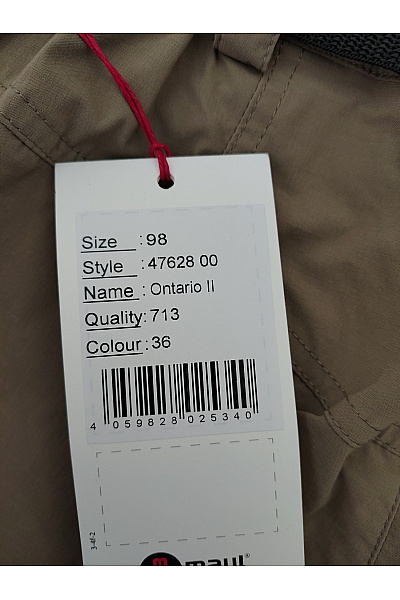 Pánské khaki turistické kalhoty s odepínacími nohavicemi | Unimoda | obrázek 9