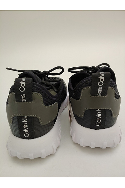 Calvin Klein tenisky Jeans Eva Runner L-Up Mix Mesh Logo CK Černé Vel. EU 38 | Calvin Klein | obrázek 4