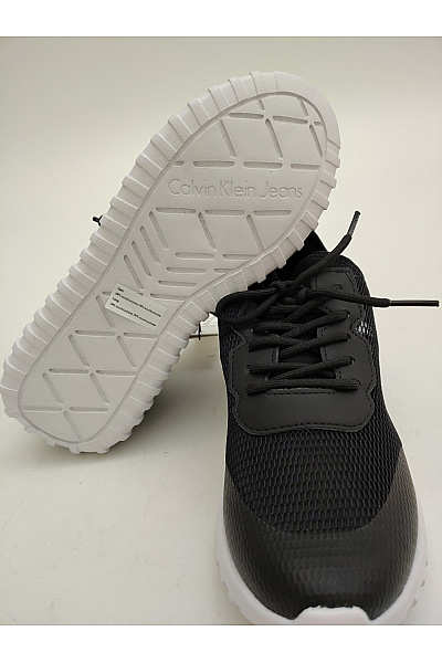 Calvin Klein tenisky Jeans Eva Runner L-Up Mix Mesh Logo CK Černé Vel. EU 38 | Calvin Klein | obrázek 5