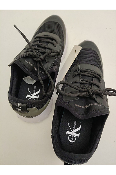 Calvin Klein tenisky Jeans Eva Runner L-Up Mix Mesh Logo CK Černé Vel. EU 38 | Calvin Klein | obrázek 8