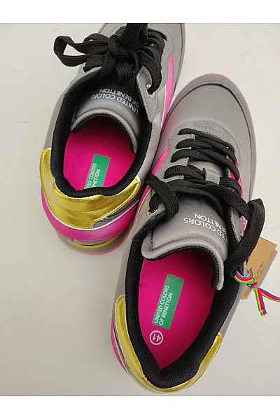 BENETTON tenisky United Colors of BN-30944 Šedé Velikost EU 41 | BENETTON | obrázek 8