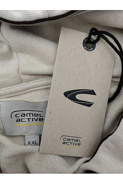 Camel active Béžová bavlněná oversized mikina s kapucí Vel. XXL | camel active | obrázek 5
