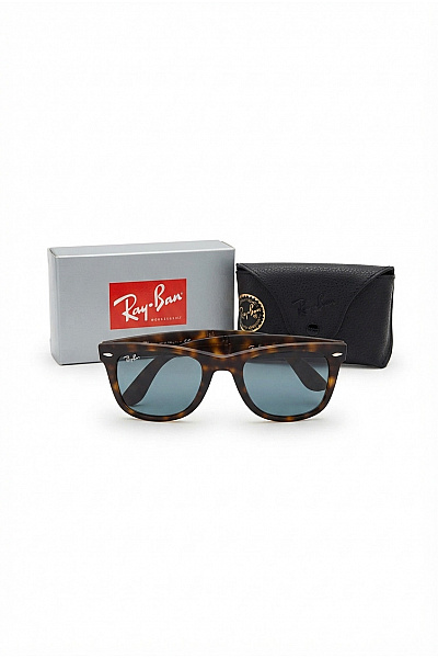 Ray Ban Hnědé Skládací Sluneční Brýle Wayfarer