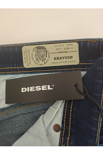 DIESEL Pánské modré bavlněné džíny slim fit Vel. W32 - L32 | DIESEL | obrázek 5