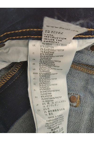 DIESEL Pánské modré bavlněné džíny slim fit Vel. W32 - L32 | DIESEL | obrázek 6