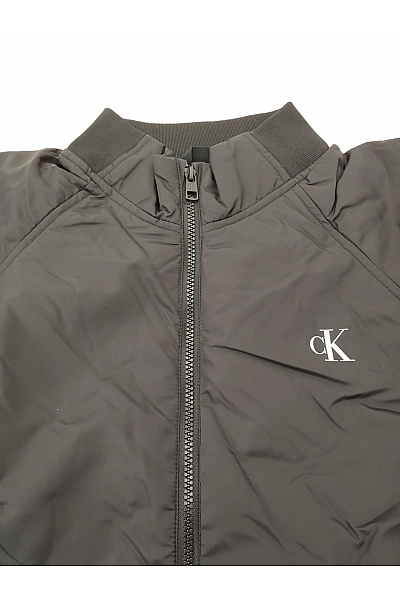 Calvin Klein Pánská černá bomber bunda se zipem přechodová | Calvin Klein | obrázek 6