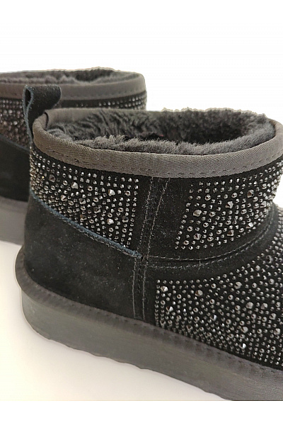 Steve Madden Černé dámské válenky s kamínky na platformě Vel. 38 | Steve Madden | obrázek 7