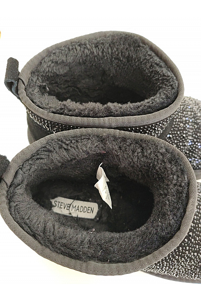 Steve Madden Černé dámské válenky s kamínky na platformě Vel. 38 | Steve Madden | obrázek 8