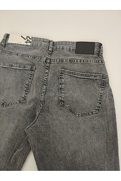 OPUS Šedé bavlněné džíny mom fit s vysokým pasem Velikost EU 36 L28 | OPUS | obrázek 3