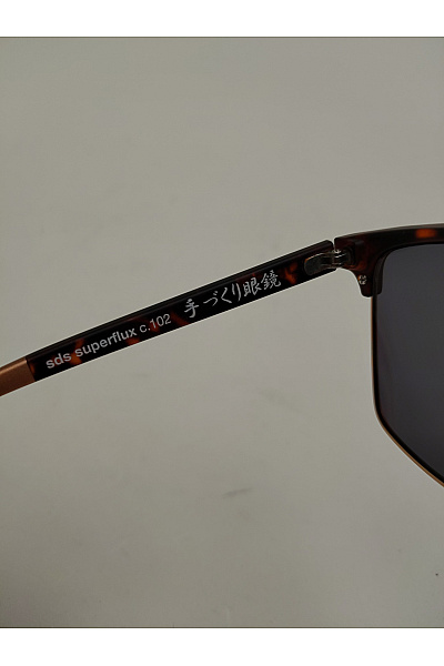 SUPERDRY Hnědé sluneční brýle želvovinový vzor retro styl | SUPERDRY | obrázek 7