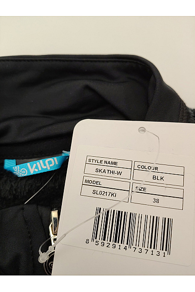 Kilpi Dámská černá chlupatá mikina na zip se stojáčkem Velikost EU 38 | kilpi | obrázek 7