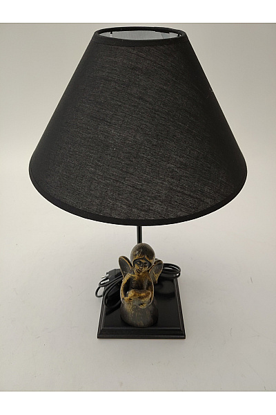 Stolní lampa s figurkou anděla černá | Unimoda | obrázek 2
