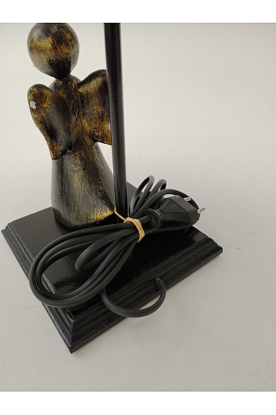 Stolní lampa s figurkou anděla černá | Unimoda | obrázek 4