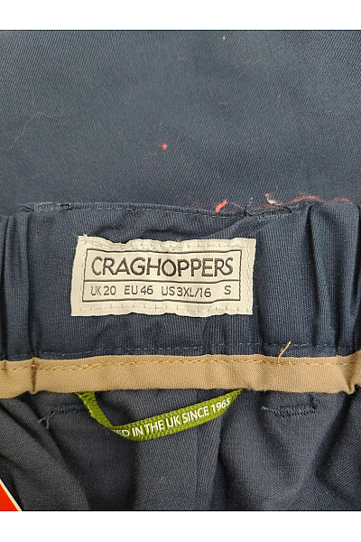 CRAGHOPPERS Modré pánské cargo kalhoty s kapsami na stehnech Velikost EU 46 | CRAGHOPPERS | obrázek 8