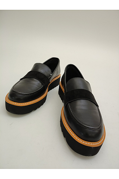 Braccialini Černé dámské polobotky na platformě nazouvací elegantní vycházkové Vel. EU 41 | Braccialini | obrázek 3