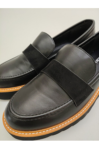 Braccialini Černé dámské polobotky na platformě nazouvací elegantní vycházkové Vel. EU 41 | Braccialini | obrázek 6
