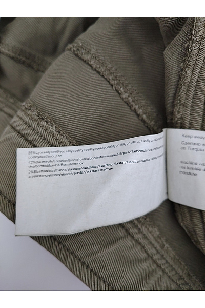 MAC Dámské khaki cargo kalhoty z lyocellu s kapsami Vel. EU 44 | MAC | obrázek 7