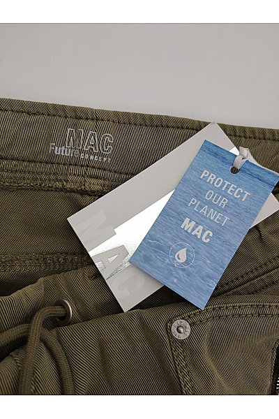 MAC Dámské khaki cargo kalhoty z lyocellu s kapsami Vel. EU 44 | MAC | obrázek 8