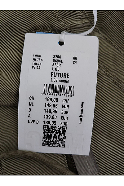 MAC Dámské khaki cargo kalhoty z lyocellu s kapsami Vel. EU 44 | MAC | obrázek 9