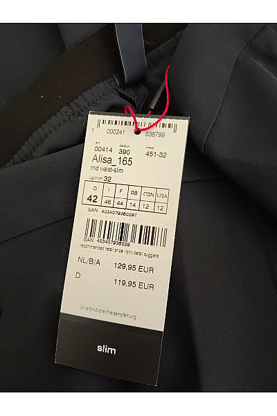 Rosner Černé elegantní společenské kalhoty s puky Vel. DE 42 | rosner | obrázek 9