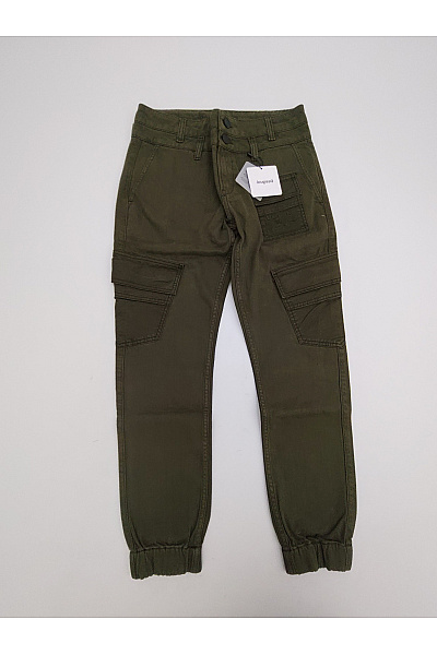 DESIGUAL Pánské khaki cargo džíny jogger střih Velikost US 30 | DESIGUAL | obrázek 2