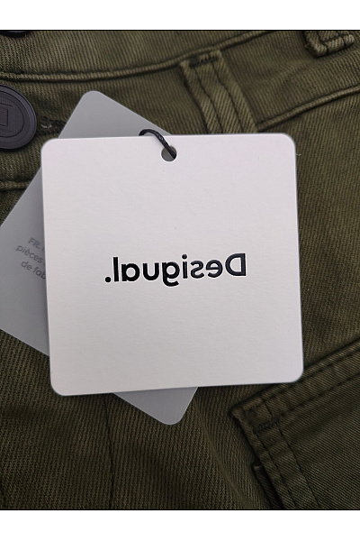 DESIGUAL Pánské khaki cargo džíny jogger střih Velikost US 30 | DESIGUAL | obrázek 4